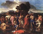 POUSSIN, Nicolas The Sacrament of Baptism af Sweden oil painting reproduction